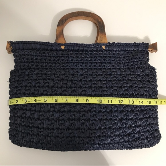 Marcus Brothers Italy Vintage Straw Handbag - Picture 9 of 10